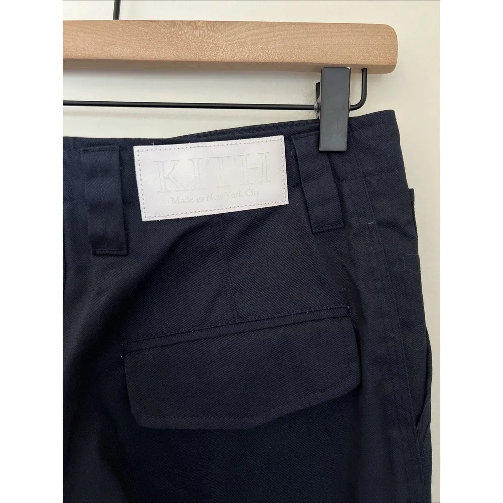 Kith Pants Women's Size 26 Navy Utility Joggers Casual Trousers Cotton